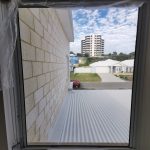 Construction glass clean windows after look good