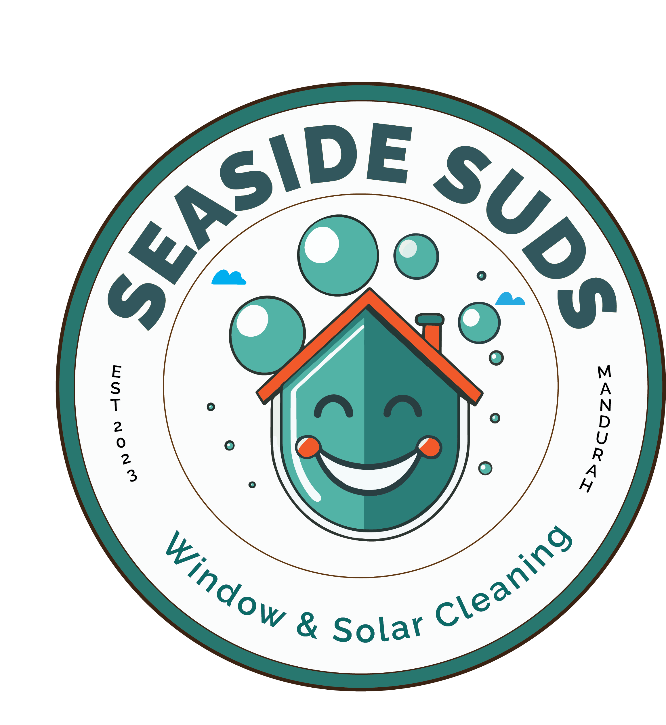 Seaside Suds Logo Solar & Window Cleaning Mandurah