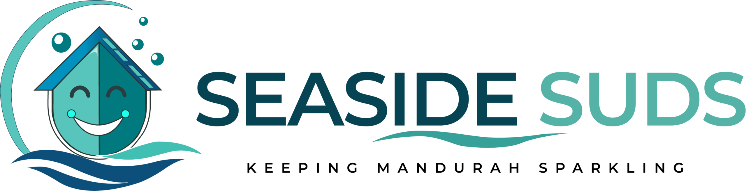 Seaside suds window cleaning and solar cleaning logo